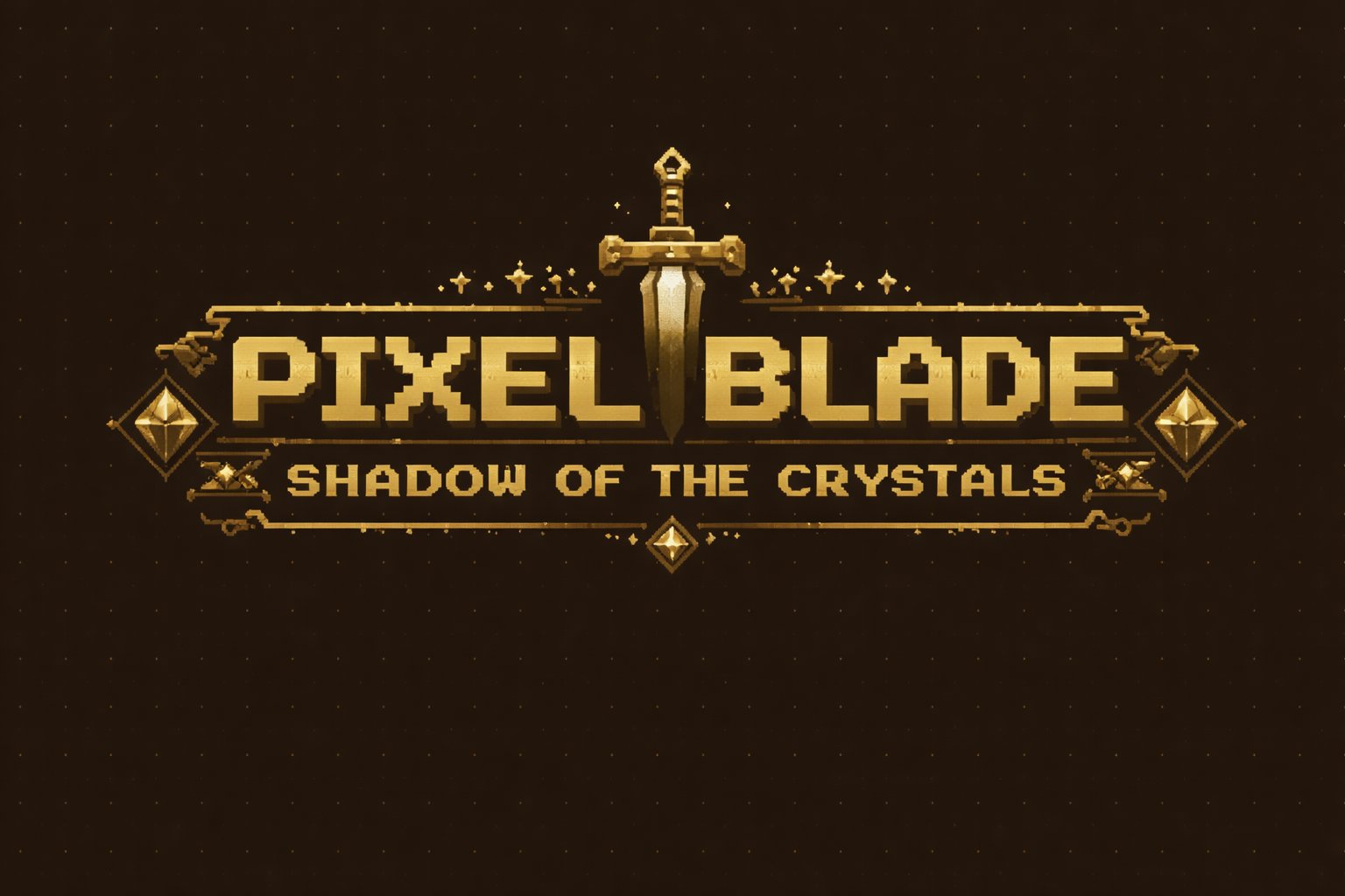 Logo Pixel Blade: Shadow of the Crystals